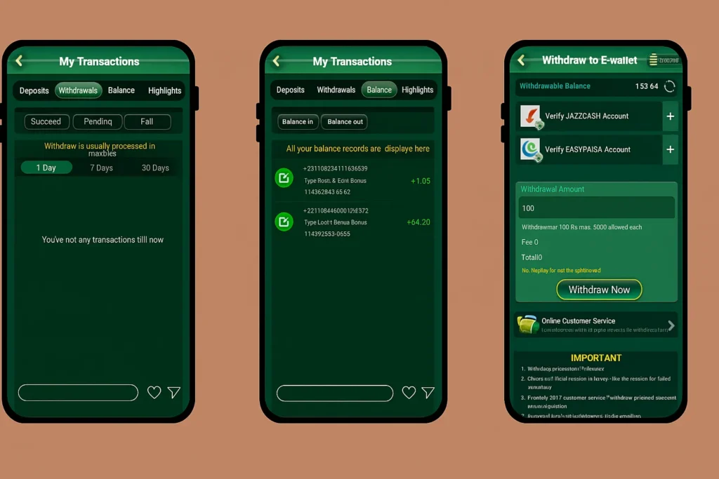 How to Withdraw from Win Spin PK