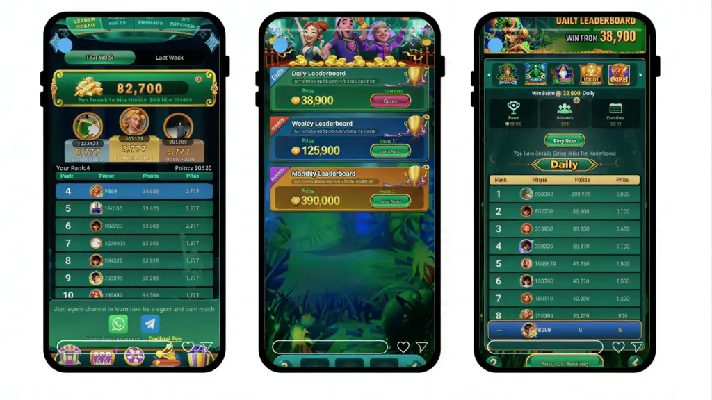 Leader board SpinWinPk